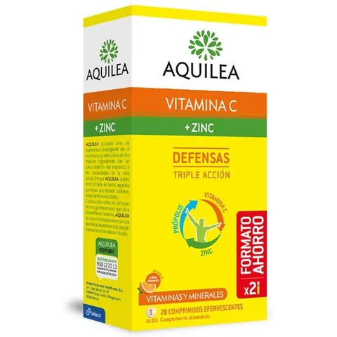 Aquilea Vitamina C + Zinc 28 comp – imagen 5