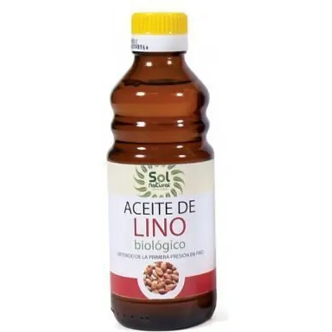 Solnatural aceite de lino 1 pres 250ml. – imagen 2