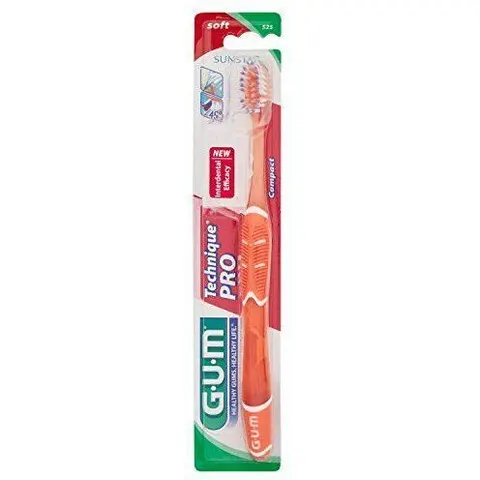 Gum cepillo dental tech pro compact suave 525 – imagen 3