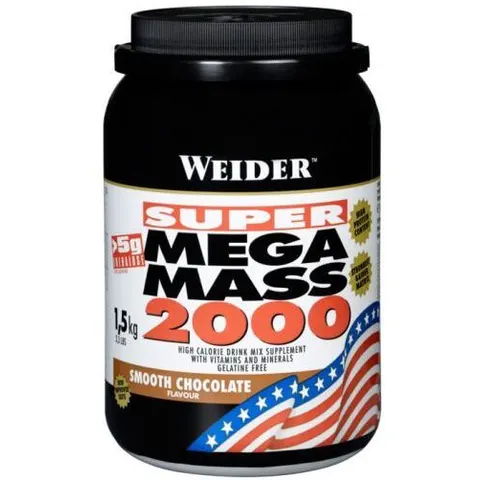 Weider mega mass 2000 chocolate 1,5kg. – imagen 2