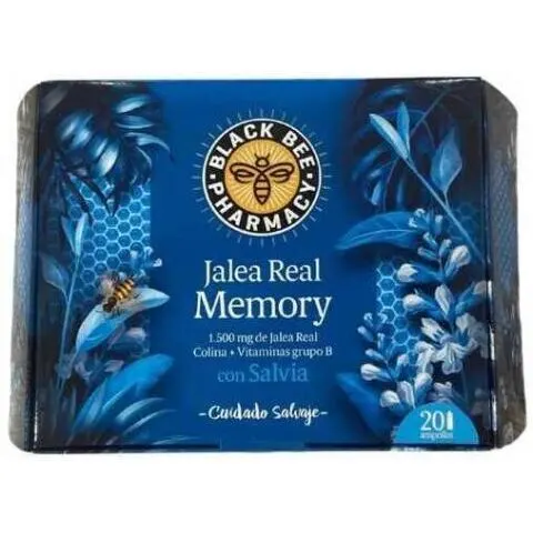 Black Bee Pharmacy Jalea Memory 20 Viales 10 ml – imagen 4