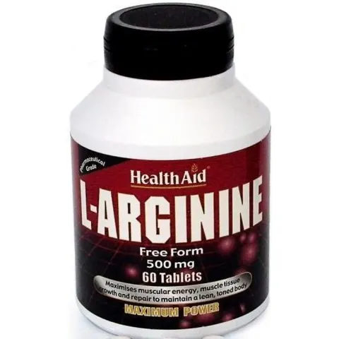HealthAid Arginina 60 comp – imagen 3
