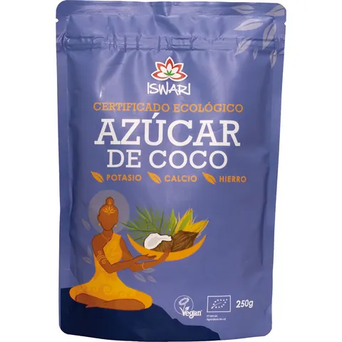 Iswari Azúcar de Coco Bio 250 gr – imagen 2