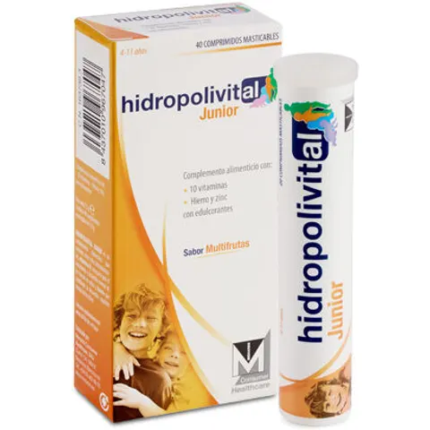 Hidropolivital Junior 40 Comprimidos Masticables – imagen 4