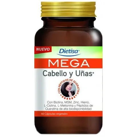 Dietisa mega cabello y uñas 60cap. – imagen 4
