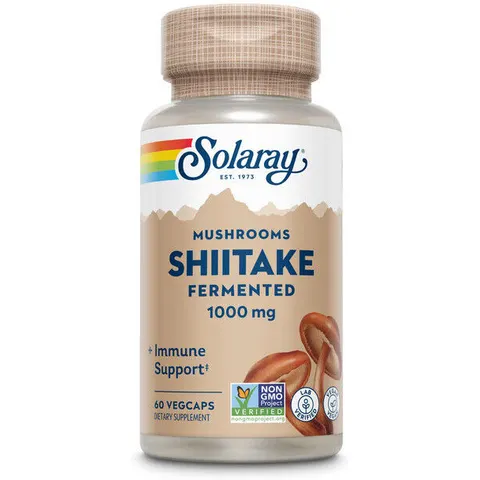 Solaray shiitake 500mg. 60cap.veg – imagen 3