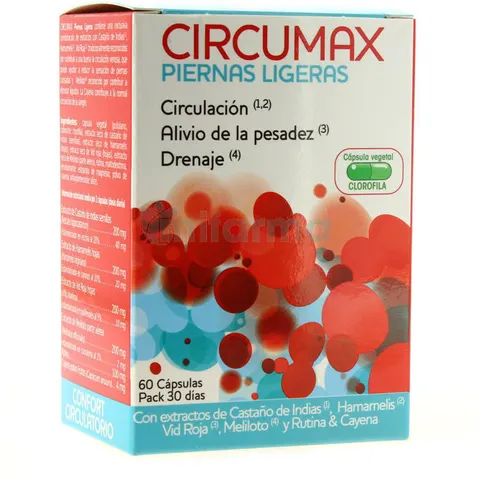 Vaminter circumax piernas ligeras 60cap. – imagen 4
