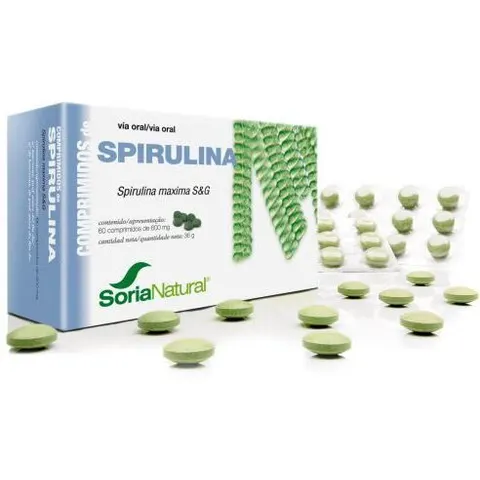Soria Natural Spirulina 60 comp – imagen 5