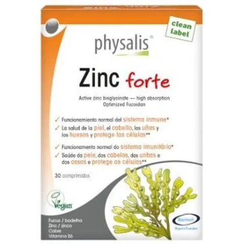Physalis Zinc Forte 30 Comprimidos – imagen 4