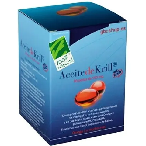 100% Natural Aceite de KRILL NKO 80 Perlas – imagen 3