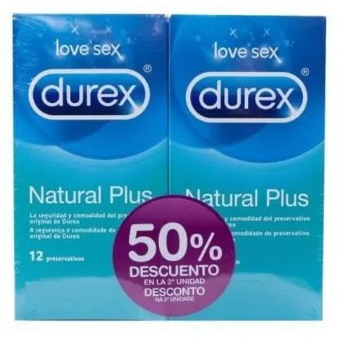 Durex profilactico duplo natural plus 2x12ud. – imagen 3