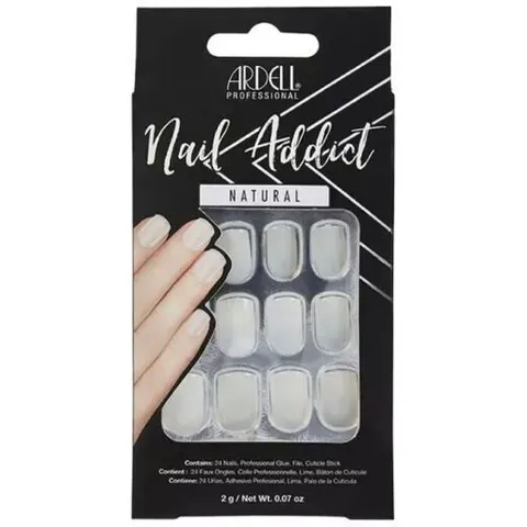 Ardell Nail Addict natural squared 1 u – imagen 2