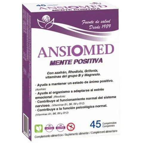 Ansiomed Mente Positiva 45 comprimidos – imagen 4