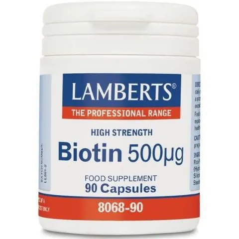 Lamberts Biotin 500mg 90cáps – imagen 4