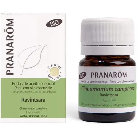 Pranarom Ravintsara Perlas de Aceite Esencial 60 Perlas – imagen 2