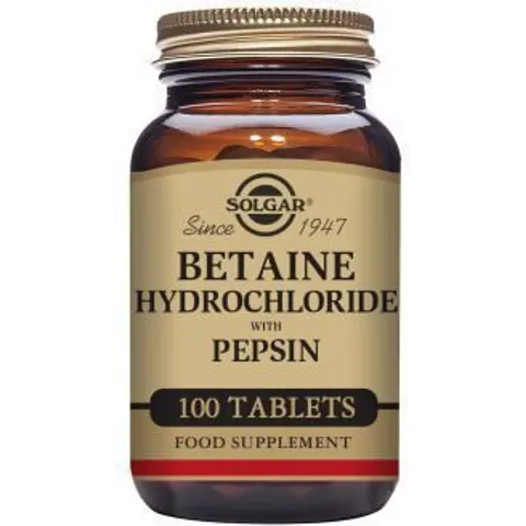 Solgar Betaina Hidroclorida 100 Comprimidos – imagen 5