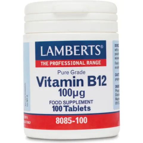 Lamberts vitamina B12 100mg 100comp – imagen 5