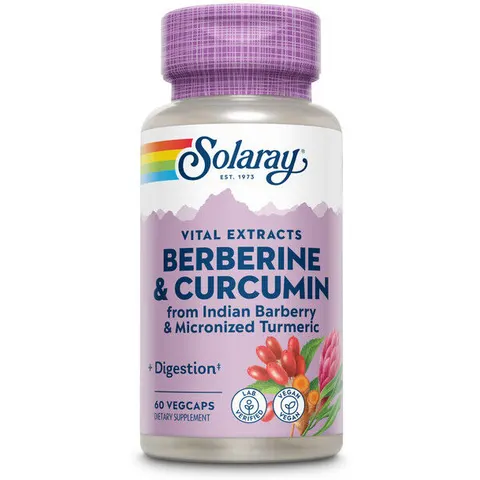 Solaray berberine - curcuma 600mg. 60cap. – imagen 3