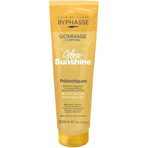 Byphasse Glow Sunshine exfoliante corporal prebiótico 300 ml – imagen 2