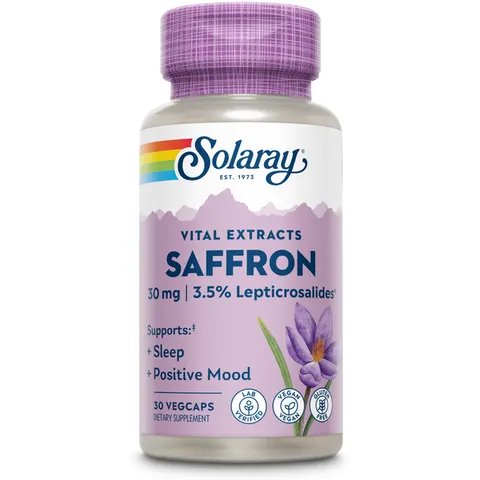 Solaray saffron 30 veg caps – imagen 3