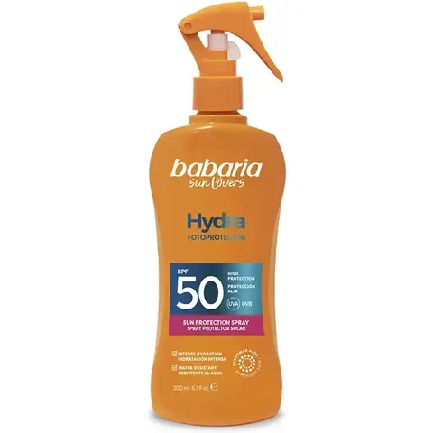 Babaria Sun Lovers Hydra Protección Solar SPF50 200 ml – imagen 3