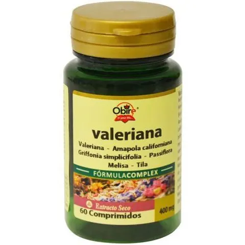 Obire Valeriana Complex 400 mg Extracto Seco 60 Comprimidos – imagen 4
