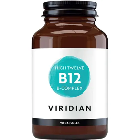 Viridian High Twelve Vitamina B12 B-Complex 90 Cápsulas – imagen 5