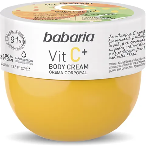 Babaria Body Cream Vitamina C 400ml – imagen 4