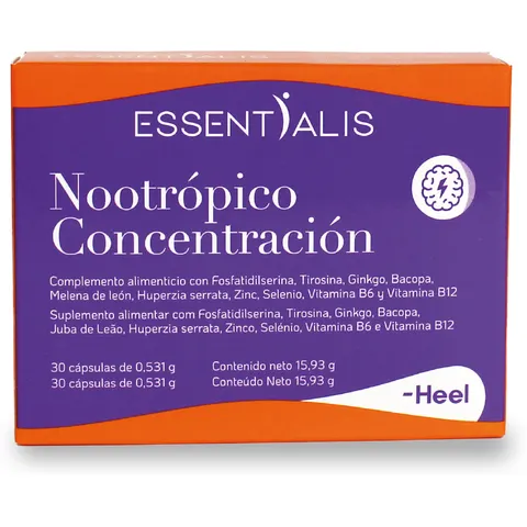 Essentialis Nootrópico Concentración 30 Cápsulas – imagen 3