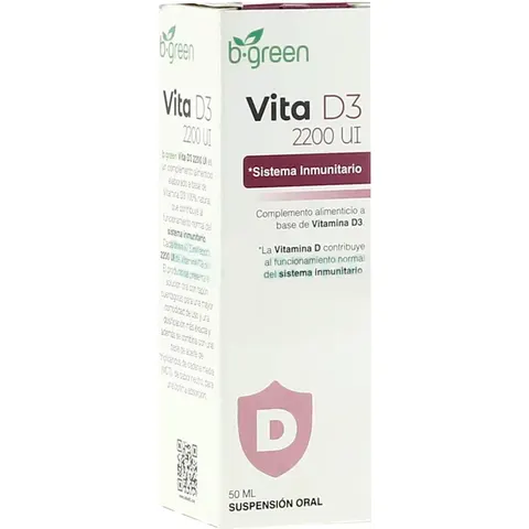 B-GREEN Vitamina D3 gotas 50 ml – imagen 4