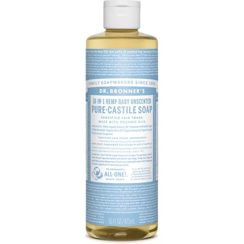 Dr. Bronner's Jabón Líquido sin Perfume 473 ml – imagen 3