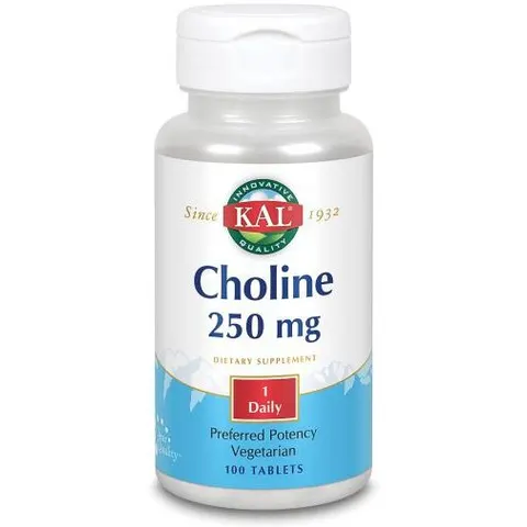 Kal Choline 250 mg 100 Comprimidos – imagen 3