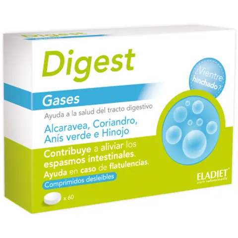 Eladiet Digest Gases 60 comprimidos – imagen 3