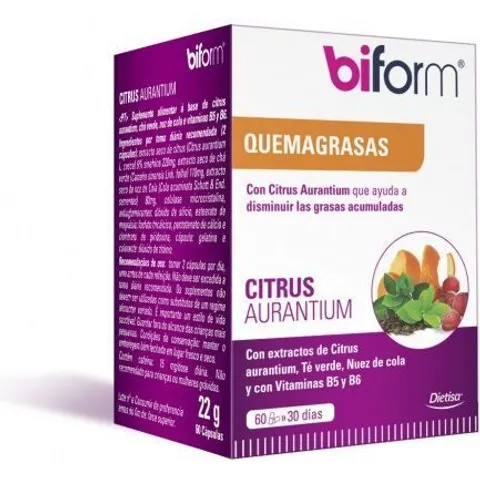 Biform Citrus Aurantium 60 Cápsulas – imagen 4