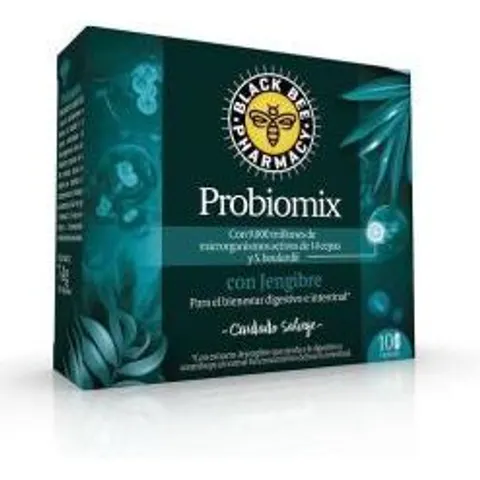 Black Bee Probiomix Jengibre 10 Capsulas – imagen 4