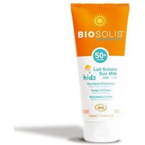 Biosolis leche solar niños spf50+ 100 ml – imagen 3