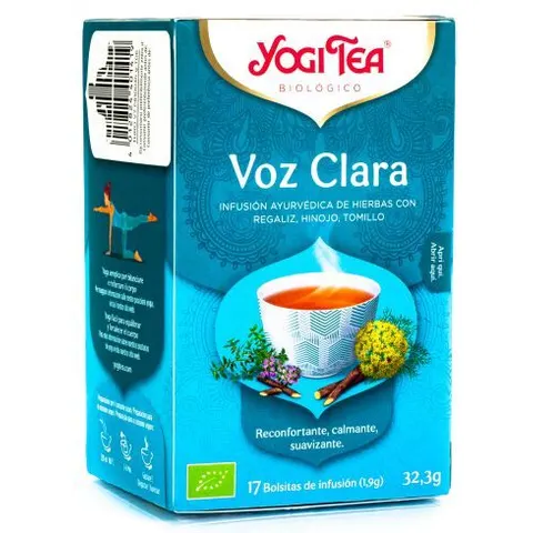 Yogi Tea Voz Clara 17 Bolsitas – imagen 2