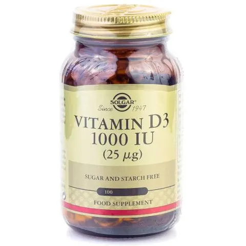 Solgar Vitamina D3 1000 ul 100 Comprimidos – imagen 4