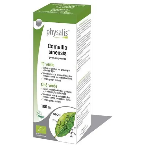 PHYSALIS Té Verde Extracto Hidroalcohólico Bio 100 ml – imagen 3