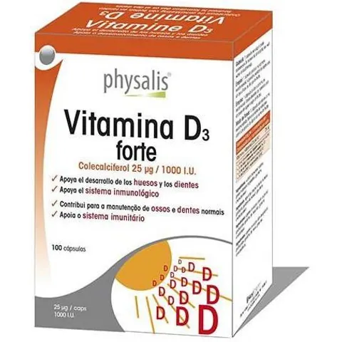 Physalis Vitamina D3 Forte 100 Cápsulas – imagen 4