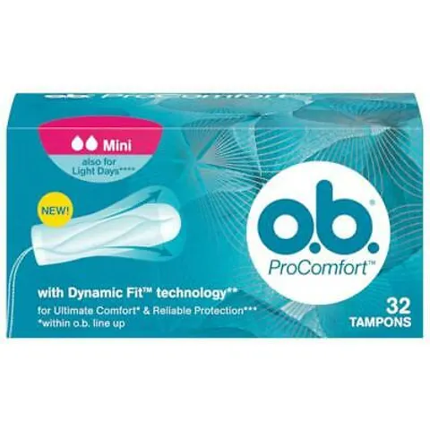 Ob O.B. Procomfort Mini tampón 32 u – imagen 3