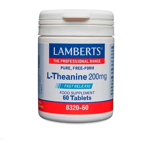 Lamberts L-Teanina 200mg 60 Cápsulas – imagen 3