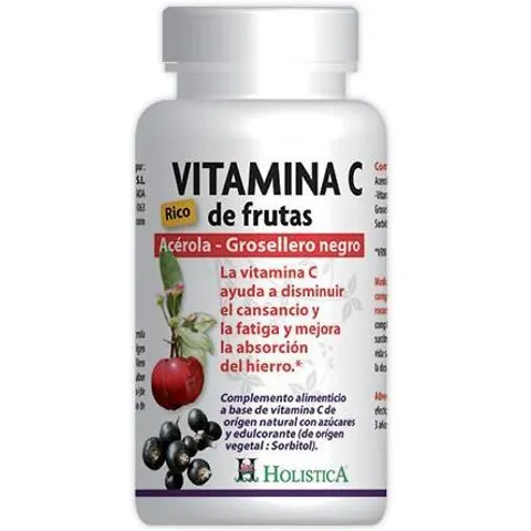 Holistica vitamina c frutas 60comp. – imagen 3