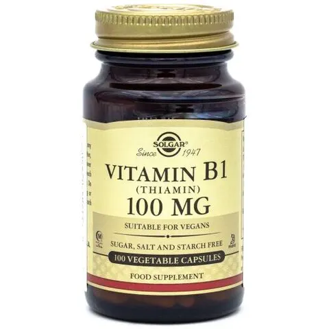 Solgar vitamina b1 100mg. 100cap – imagen 3