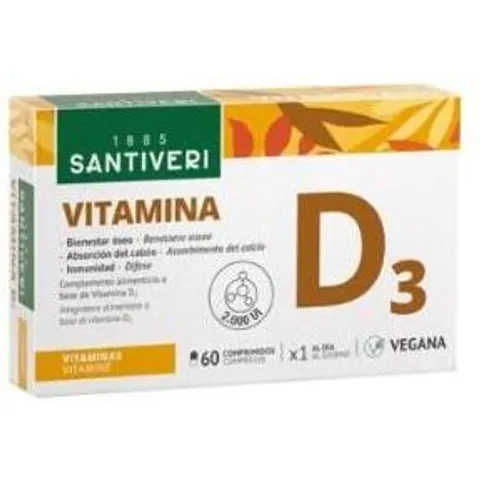 Santiveri Vitamina D3 60 Comprimidos – imagen 3