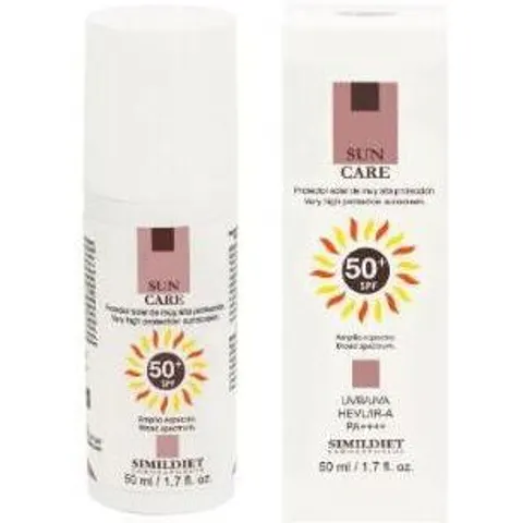 Simildiet sun care spf50+ protector solar amplio espectro 50 – imagen 2