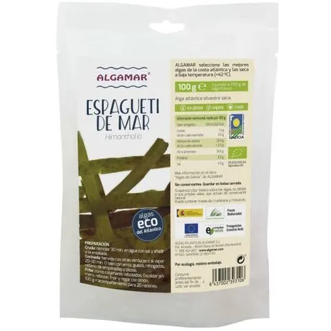 Algamar Alga Espagueti de Mar 100 gr – imagen 2