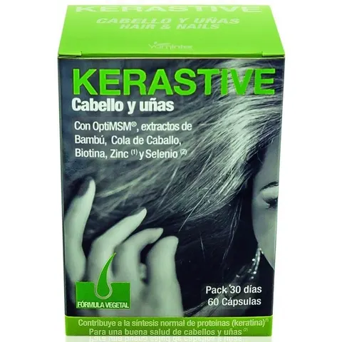 Vaminter Kerastive Cabello Uñas Vegetal 60 Capsulas – imagen 2