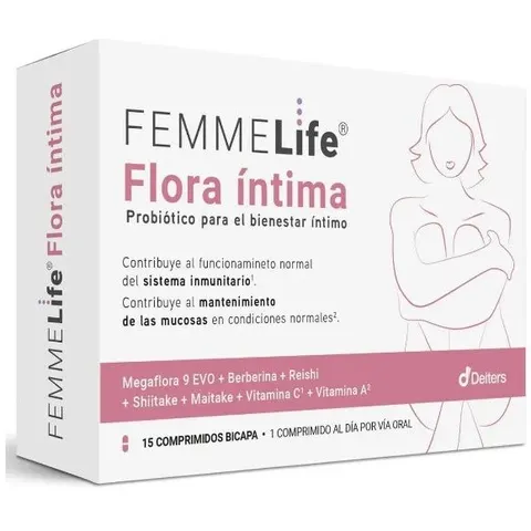 FEMMELife Flora Íntima 15 Comprimidos – imagen 4