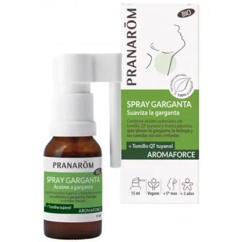 Pranarom Spray Garganta 15 ml Bio – imagen 3